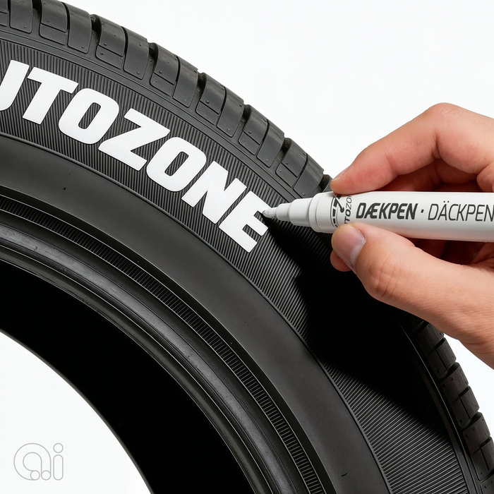 Däckpenna Vit Autozone